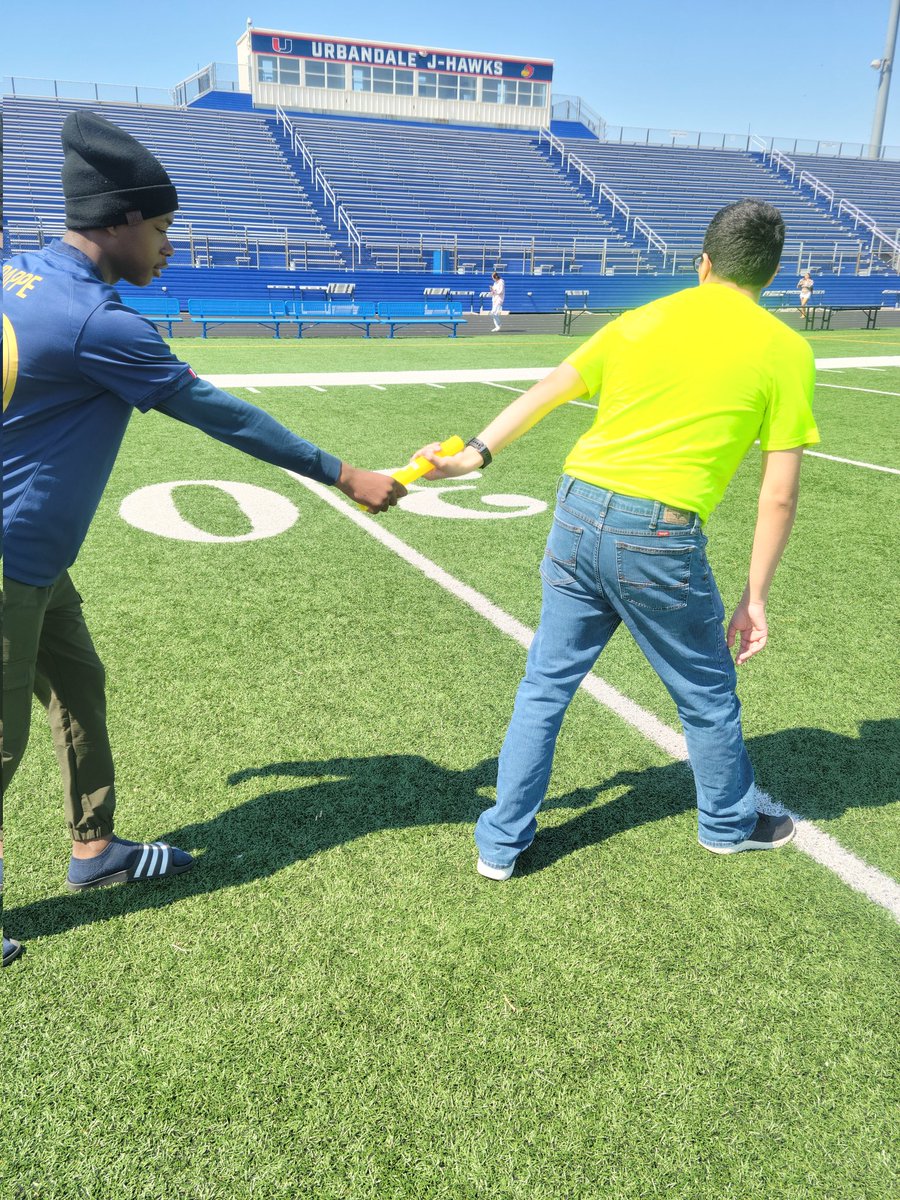 UHSPhysicalEd's tweet photo. Getting a little more work in before tomorrow's Special Olympic Track and Field meet in Indianola! Let's Go Jhawks! https://t.co/Z4Gq8aSgaP