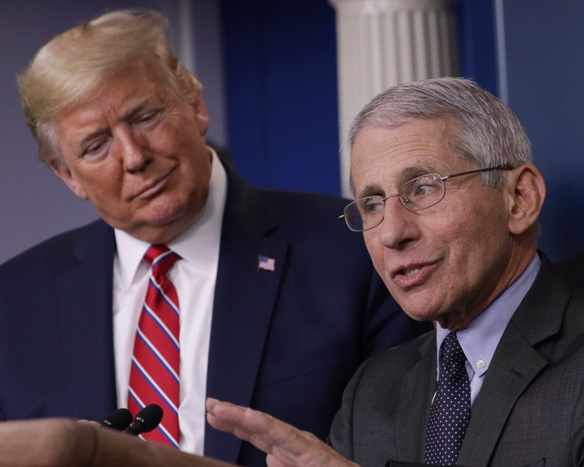 Should Trump have fired Anthony Fauci when he had the chance?
