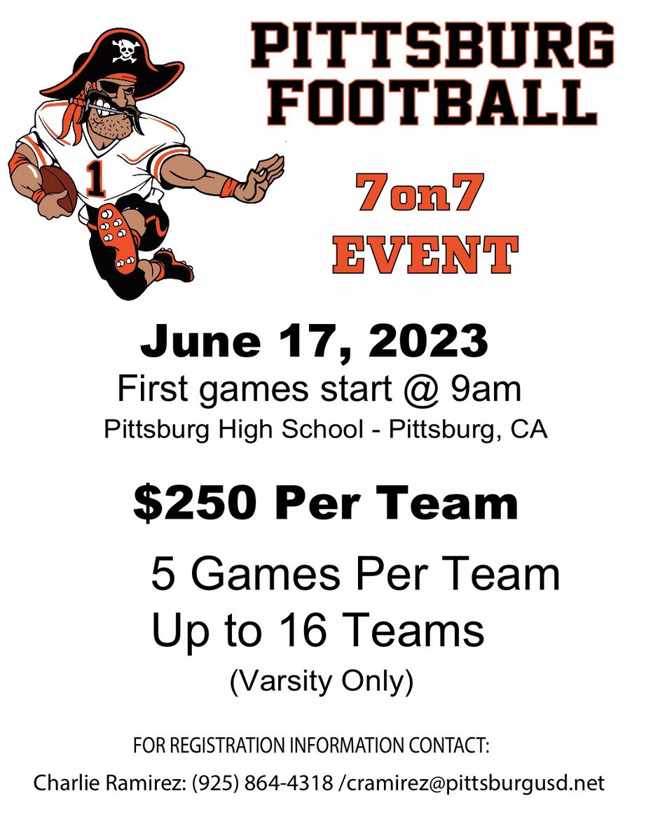 June 7on7’ s are fast approaching and we have a few spots open for our June 17th event. Contact us asap and secure your spot. Reps reps reps!