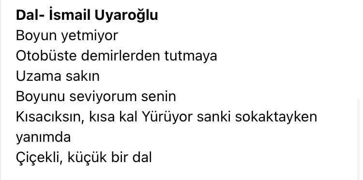 Hep selvi boylulara şarkı yazılacak değil ya 😂😂