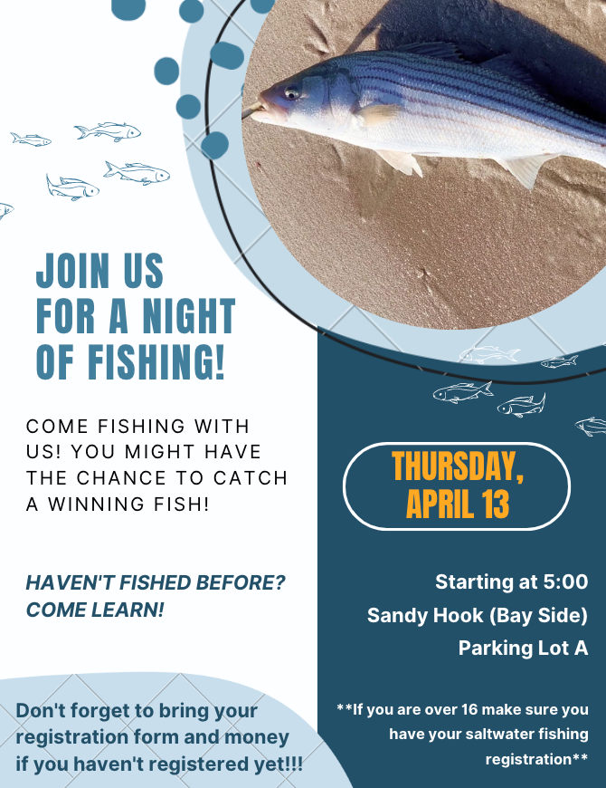 Come fishing with us this Thursday night!!! See this flyer for more information