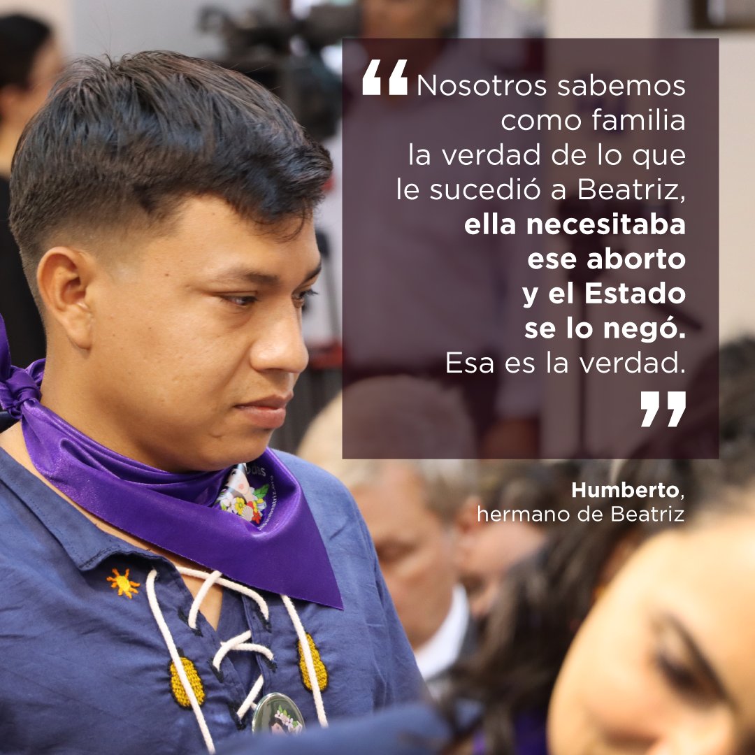La única verdad sobre el #CasoBeatriz es la que defendimos ante la <a href="/CorteIDH/">Corte Interamericana de Derechos Humanos</a> y la de su familia que exige #JusticiaParaBeatriz ✊
