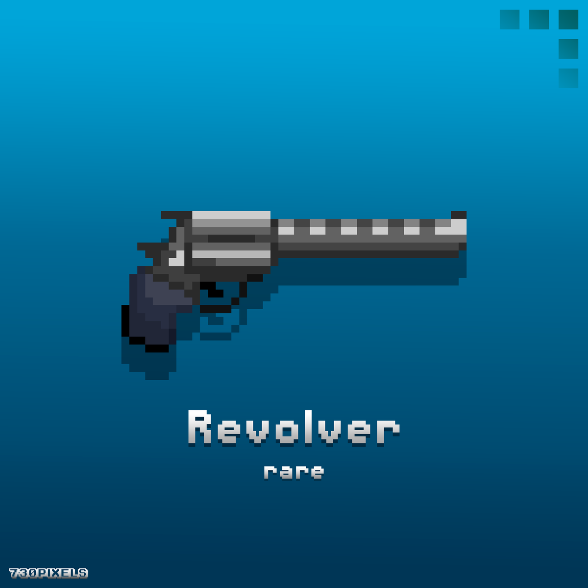 730pixels's tweet photo. Revolver - Rare.
Repeating handgun that I classify as rare, why? I dont know. I guess it must be painful to be hit by one of these.

#pixelart #fanart #sniper #gamedevelopment https://t.co/3LnimoseqJ