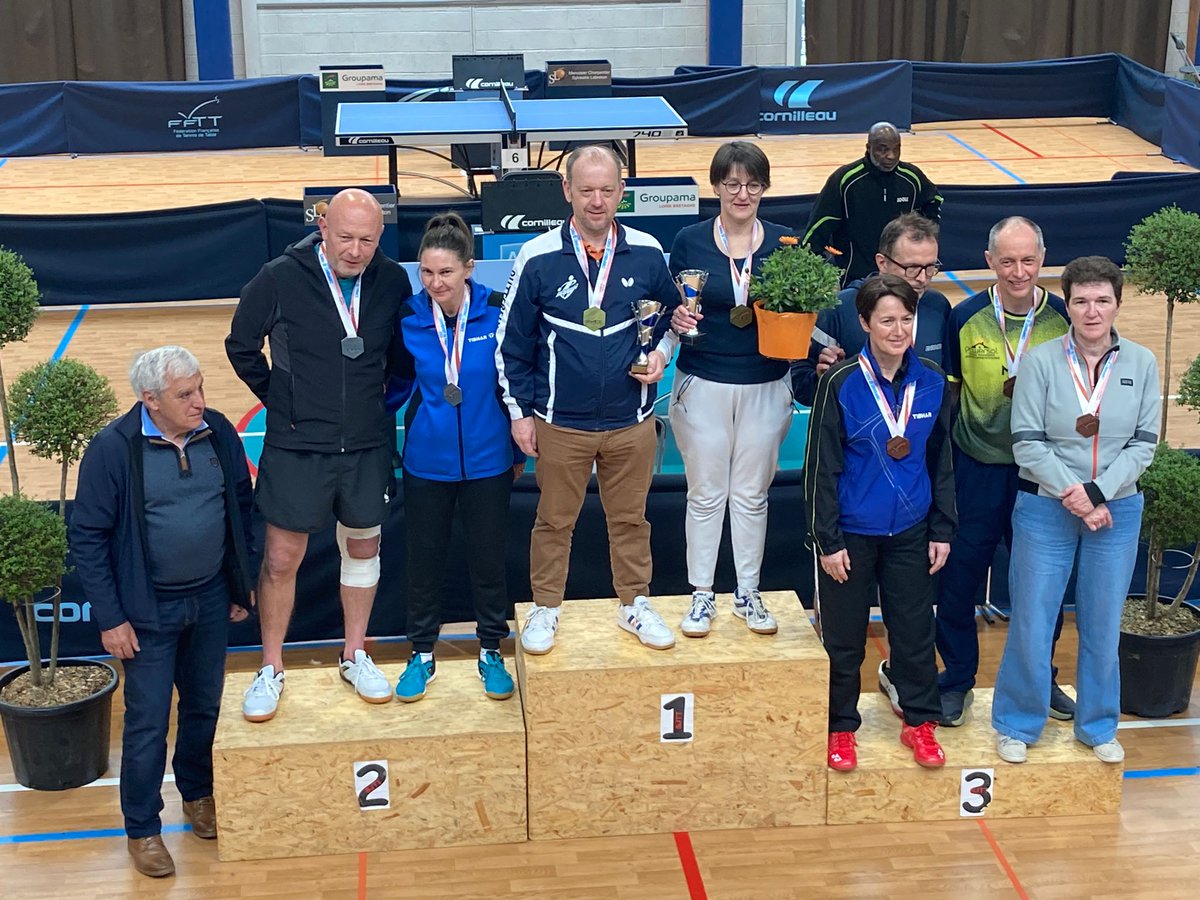 LeMansSartheTT's tweet photo. #France #Vétérans 2023
Moissons de médailles pour #LMSTT aux Championnats de France Vétérans 2023, bravo à tous nos participants !
#plaisirpartageperformance https://t.co/DfMmfNyNX5