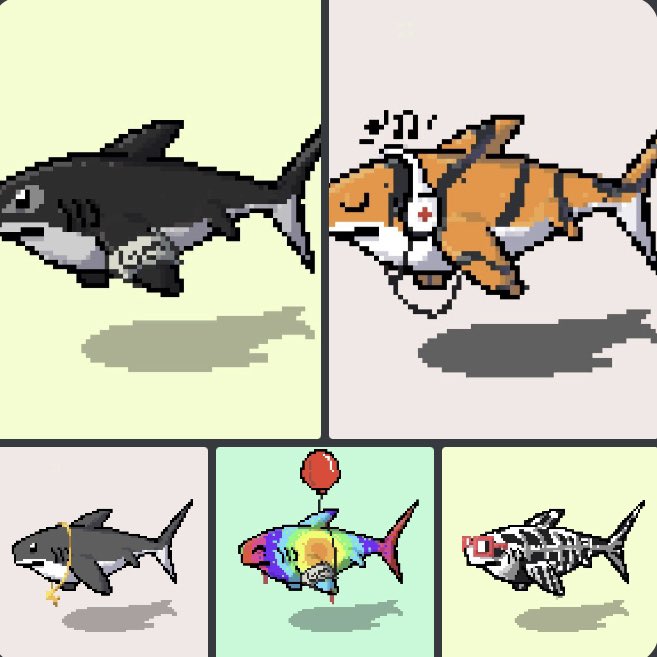 Gm sharks, are u ready for this weekend ?! Hint (Sunday) 

#freeMint 777 supply 

Zipslist and <a href="/zipsharks/">zipsharks</a> holders get first dibs

First 500 free 
Rest is .0025

Swim into this one. 

Notifications on. More info comin this week 🦈 

#nft #pixelart #zipsharks #giveaway