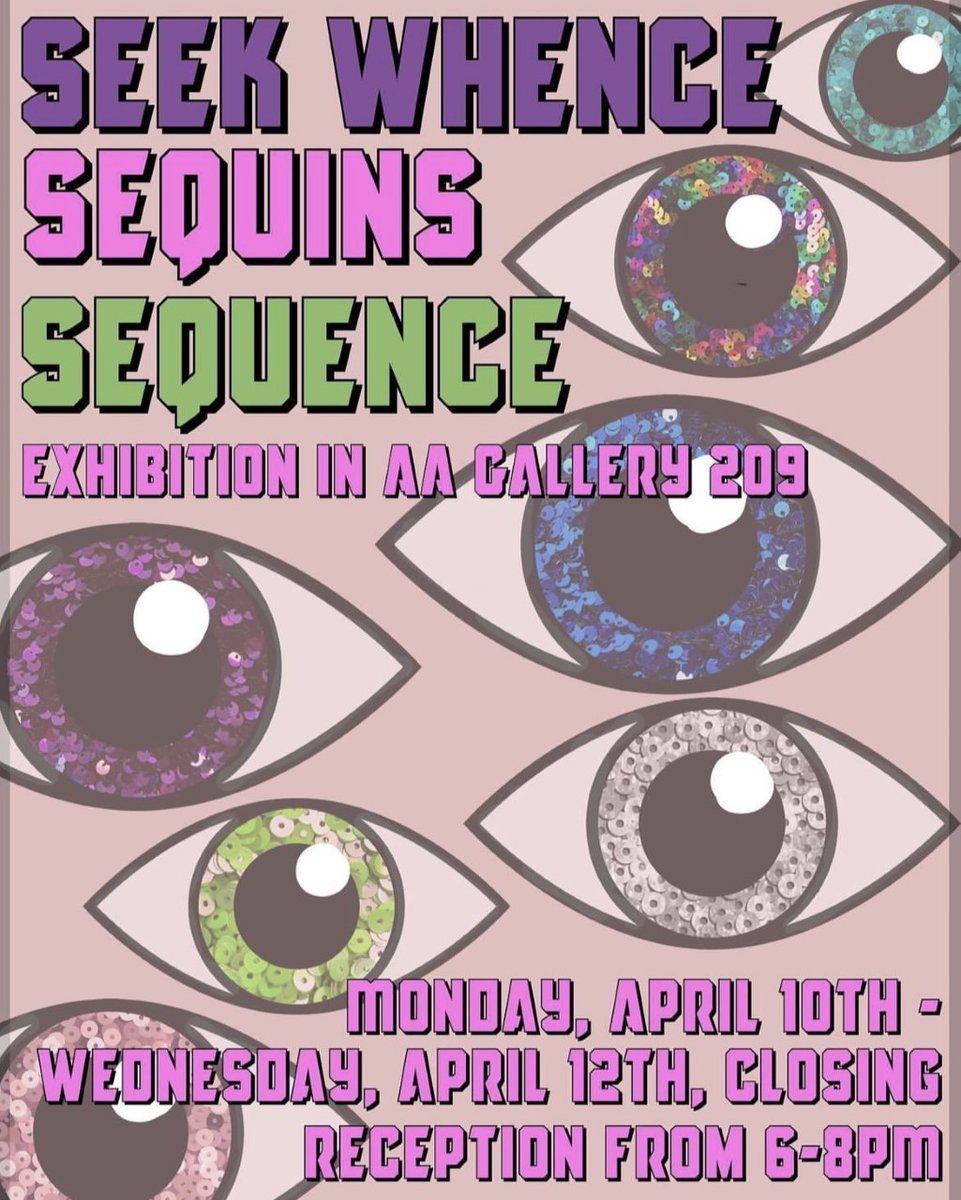 ✏️ The Drawing III/Comics III exhibition is NOW up in Gallery 209! Swing by our closing reception this Wednesday, April 12 between 6-8pm to celebrate our work and enjoy some snacks. See you there!