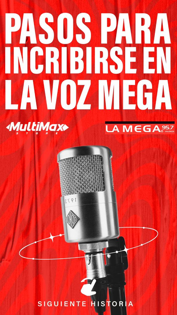 @lavozmegaoficial busquen el link e inscribanse para la competencia más importante donde te podrás ganar 10mil$ .....la mega  busca una VOZ Y <a href="/Multimax_Store/">MultiMax</a> te invita