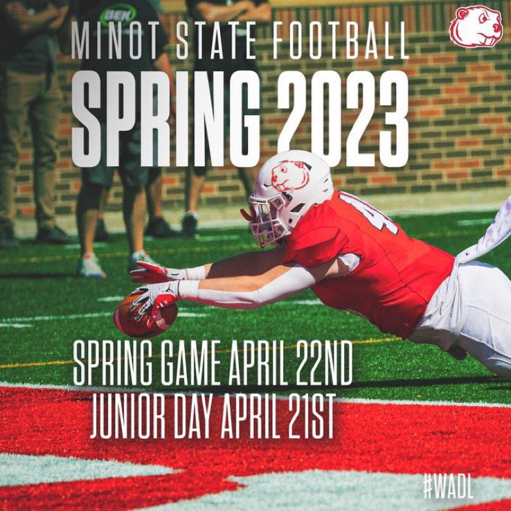 Thank you for the JR Day invitation! <a href="/Coach_MikeBruno/">Michael Bruno</a> <a href="/MSUBeaversFB/">Minot State Football</a> <a href="/CoachFam/">Coach Mike Famiglietti “Fam”</a> <a href="/TheCoachClem/">Coach Clem</a>