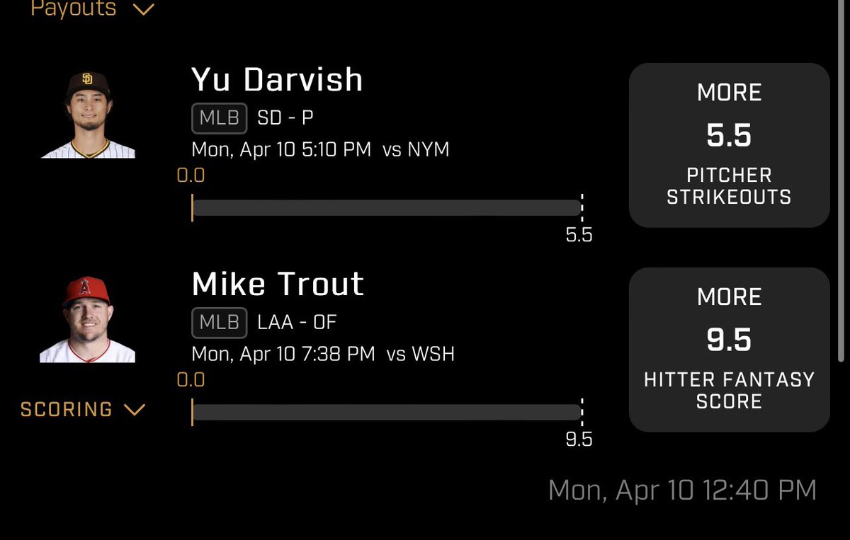 PaPaChef__'s tweet photo. COMMUNITY ON TROUT BASES TONIGHT🗣️🔥

SO LETS HIT A FANTASY FOR EM😈 ALL PLAYS POSTED LETS EAT🍴✅

#prizepicks #gamblingtwitter #MLB https://t.co/aQFBd4HuC0