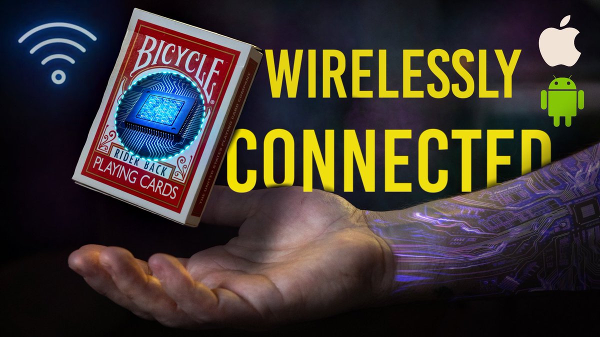 🃏🔥 Check out this HIGH-TECH deck of cards that connects wirelessly to YOUR phone. You won't believe the mind-bending tricks you can perform with this thing! youtu.be/NHLabe9XzYc #Magic #CardTricks #tech