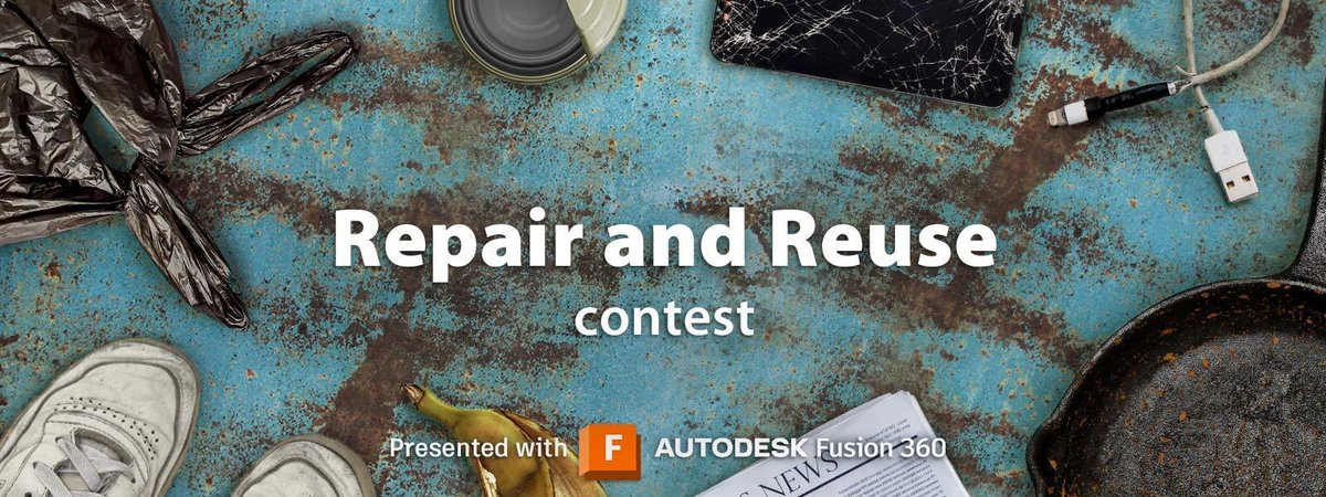 Our Repair and Reuse Contest (presented by @adskFusion360) opened today! ♻️🥳 Share a project involving repair and/or reuse and you could win a $500 Amazon gift card: 🔗instructables.com/contest/reuse2… 🗓️Contest closes June 5, 2023. #InstructablesContests