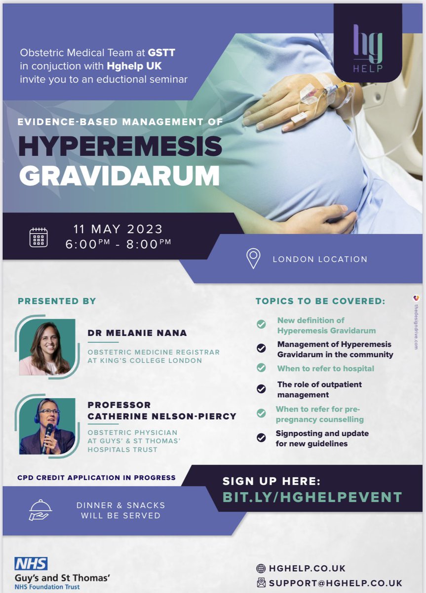 Inviting all healthcare professionals to an update on #hyperemesisgravidarum 
2CPD
Please share <a href="/BraceLeanna/">Leanna Brace</a> <a href="/midwife_laura/">Laura McCabe 💙</a> @midwifehippie <a href="/midwifeMaryLyn/">Mary Lynch☘️🇮🇪</a> <a href="/hollyklovell/">Holly Lovell</a> <a href="/MidwivesRCM/">Royal College of Midwives 💙</a> @nelson_piercy @julie_wade1 <a href="/bethangoulden/">Bethan Goulden</a> @TeamCMidO <a href="/HoSOBSGYN/">Dr Sonji Clarke</a> <a href="/CarolineOvadia/">Caroline Ovadia</a> <a href="/PreconceptionUK/">UK Preconception Partnership</a>