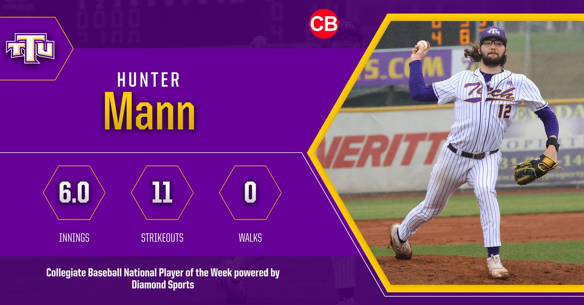 Mann honored as Collegiate Baseball National Player of the Week

📰: bit.ly/43meC1r

#WingsUp #OVCit