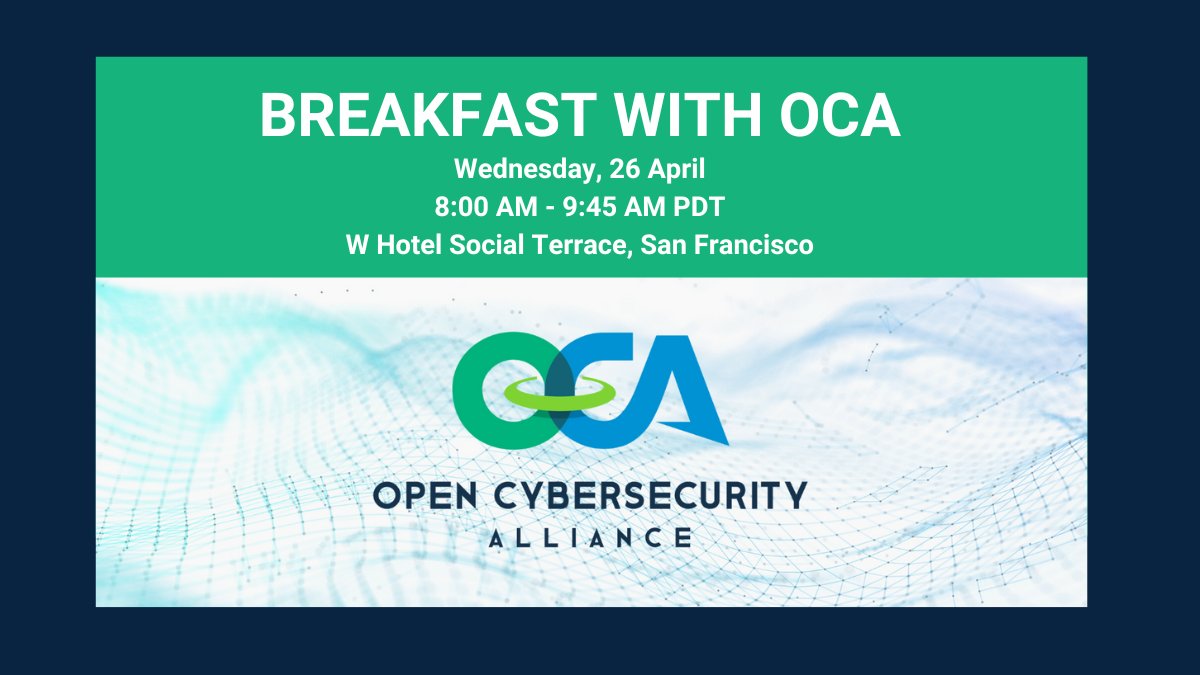 Open Cybersecurity Alliance tweet media