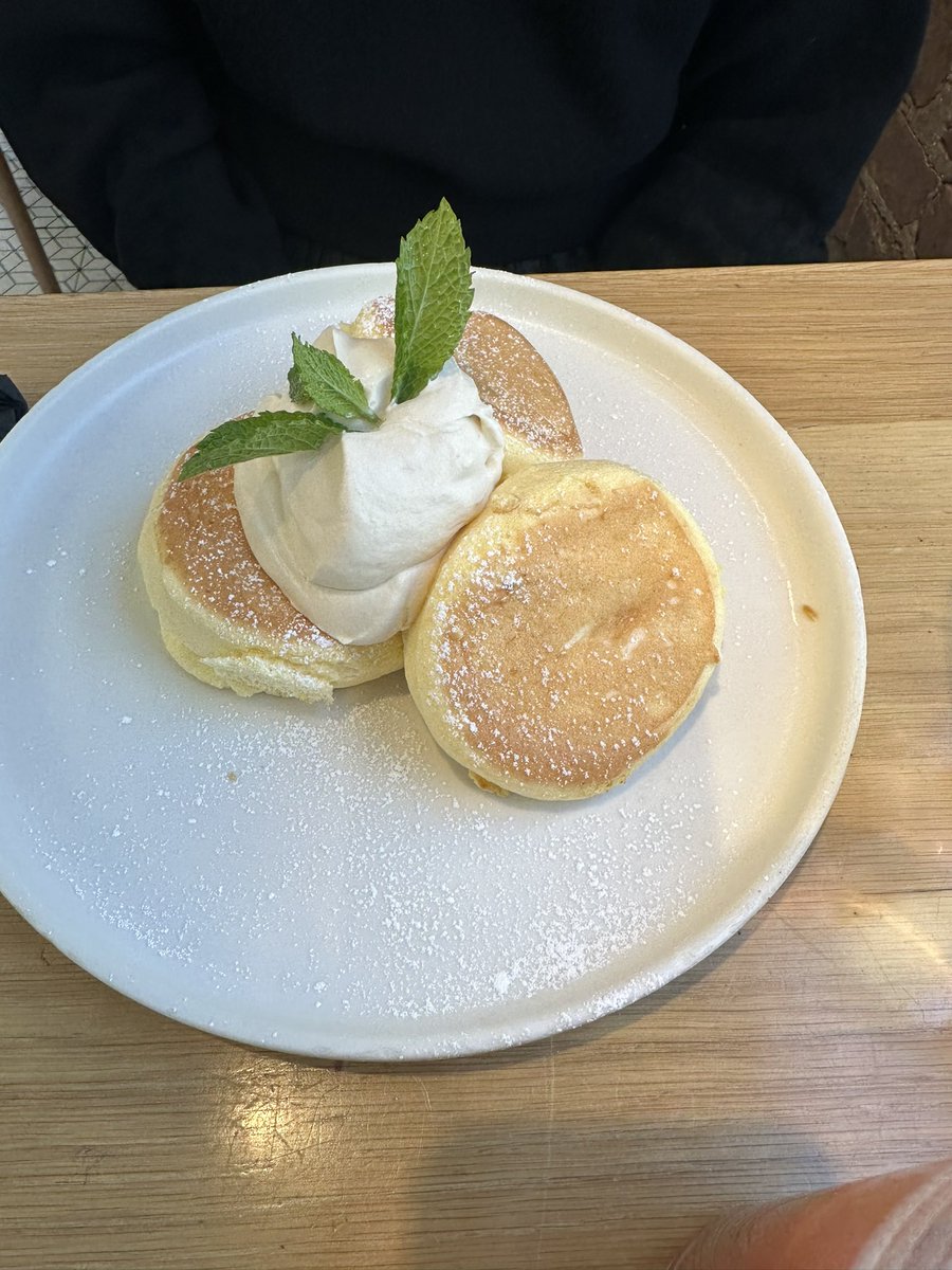These pancakes were like having dessert for breakfast! #sohoNYC