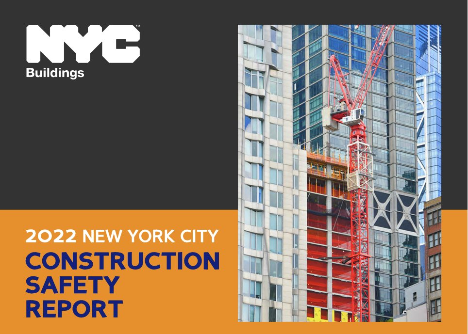 At the Department of Buildings we believe that safety and accountability go hand in hand.

This month we released our annual Construction Safety Report to mark NYC's construction industry trends and to highlight our efforts to maintain the highest safety standards in the country.