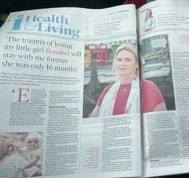 RosabelsRooms (@rosabelsrooms) on Twitter photo Thank you <a href="/liadanhynes/">Liadan Hynes</a> <a href="/Independent_ie/">Irish Independent</a> for your kindness & sensitivity & for raising awareness of the work we do with families bereaved by child loss.
Her death has coloured every aspect of my life, but I am eternally grateful that she’s my little girl 🌹
<a href="/IrishHospice/">Irish Hospice Foundation</a> 🌻🌹 Thank you <a href="/liadanhynes/">Liadan Hynes</a> <a href="/Independent_ie/">Irish Independent</a> for your kindness & sensitivity & for raising awareness of the work we do with families bereaved by child loss.
Her death has coloured every aspect of my life, but I am eternally grateful that she’s my little girl 🌹
<a href="/IrishHospice/">Irish Hospice Foundation</a> 🌻🌹