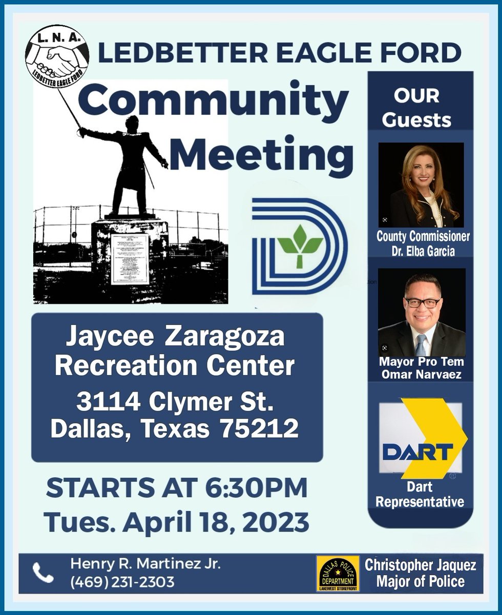 Ledbetter Neighborhood Association tweet media