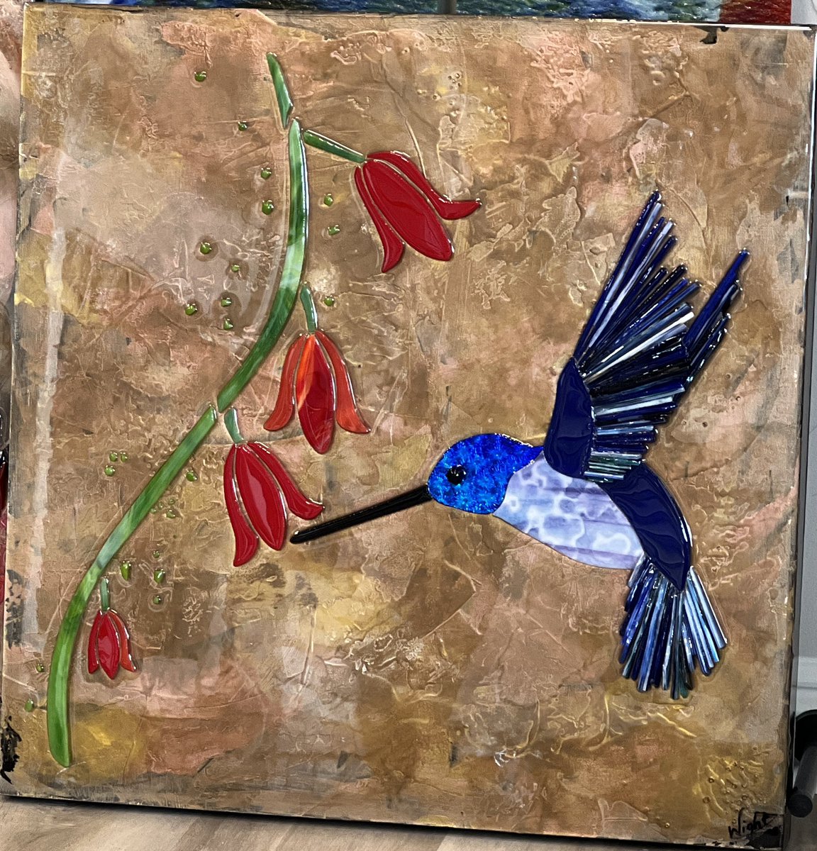 debwightstudios's tweet photo. Just finished, ready to frame and go to his new home. Hint❣️Hint❣️

#debwight #debwightstudios #hummingbirds #hummingbirdart #nft #happyart #newmexico #newmexicoartist https://t.co/tJDNIzjuyR