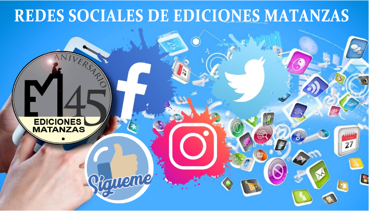 edicionesmtz's tweet photo. REDES SOCIALES DE EDICIONES MATANZAS

FACEBOOK: https://t.co/uWShNiStNA 
INSTAGRAM: https://t.co/UyArhQOQIt
TWITTER: https://t.co/nGJS9JcYrE    
TELEGRAM: https://t.co/GIQbywByKf

CORREO: edicionesmatanzascuba@gmail.com https://t.co/3d1dMNSSJP