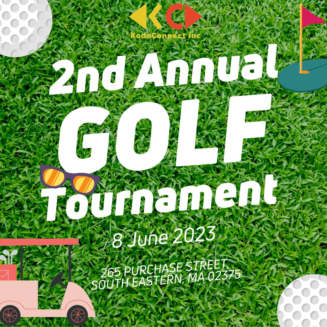 It's time to get excited for the Golf Tournament!  June 8-- tickets on this link:
eventbrite.com/e/2nd-annual-k…