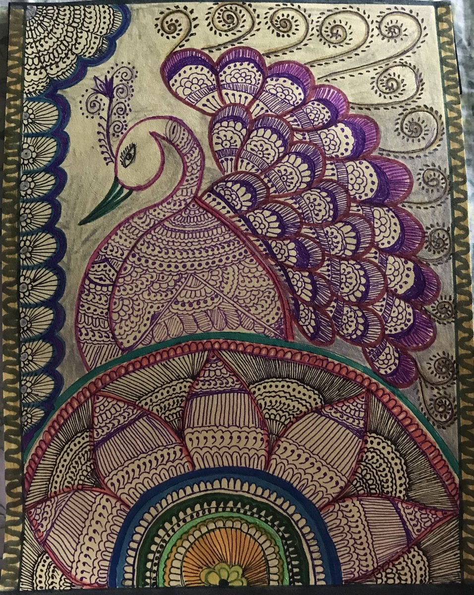 GuptaShushmita's tweet photo. Land Acknowledgment in Hindi culturally responding meaningful Rangoli in Hinduism https://t.co/ed3cOLXXLz