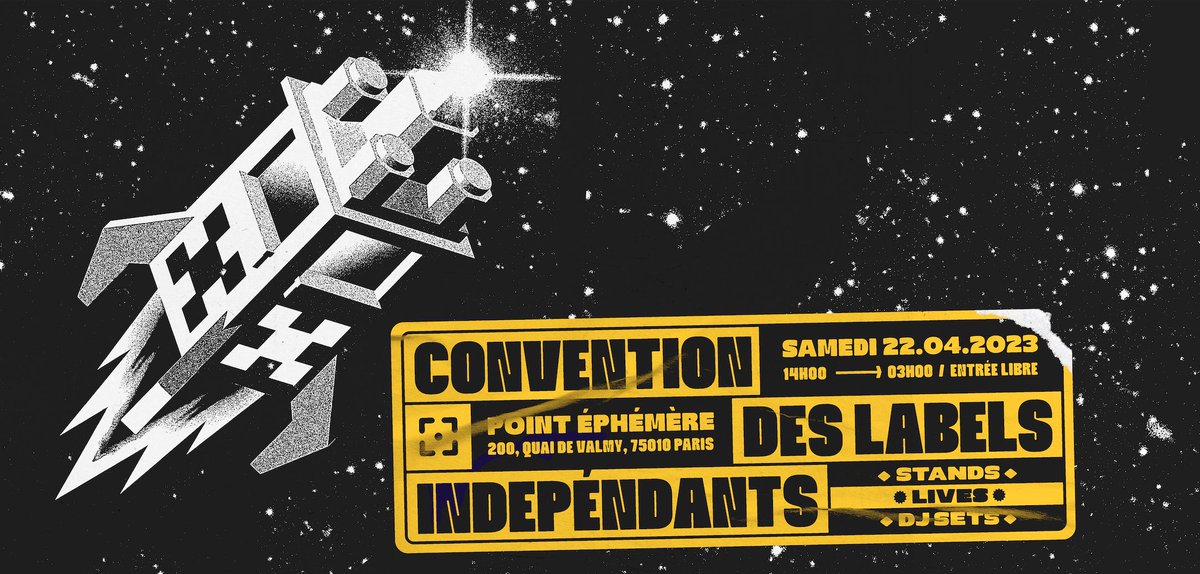 Point Ephémère célèbre les labels indé avec une journée de lives et de DJ-sets 👉 bit.ly/3UpZLPF 

C'est samedi 22 avril, de 14h à 3h en entrée libre !

<a href="/PointEphemere/">Point Éphémère</a>