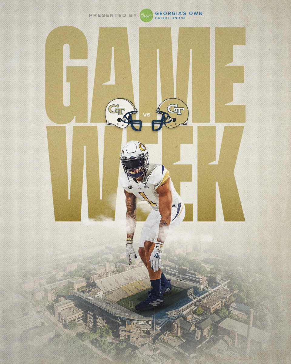 Back home in Bobby Dodd 🙌

🏟️ White &amp; Gold Game
🕚 Saturday at 1 PM 
📝 buzz.gt/SpringGame2023