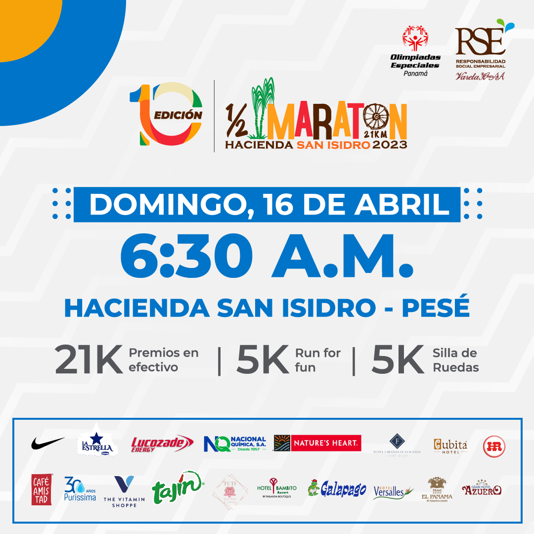 HSIPanama's tweet photo. ¡INSCRIPCIONES ABIERTAS!
¿Estás listo para la 1/2 maratón de Hacienda San Isidro?
Ya puedes inscribirte en (Link en Bio)
https://t.co/0lsifk0TV8
🗓️ Domingo, 16 de abril
⏰ 6:30 AM
📍 Hacienda San Isidro -Pesé
¡Un corredor, un árbol! Te esperamos 🏃‍♀️🏃 https://t.co/86KrtZichp