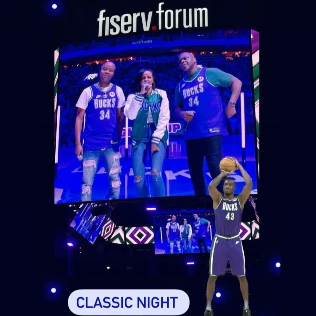 ChainShawty's tweet image. #milwaukeebucks halftime performance #1seed #fiservforum 18K+ #fans ‼️💪🏾💯 #blessed beyond belief 🙌🏽🙏🏽