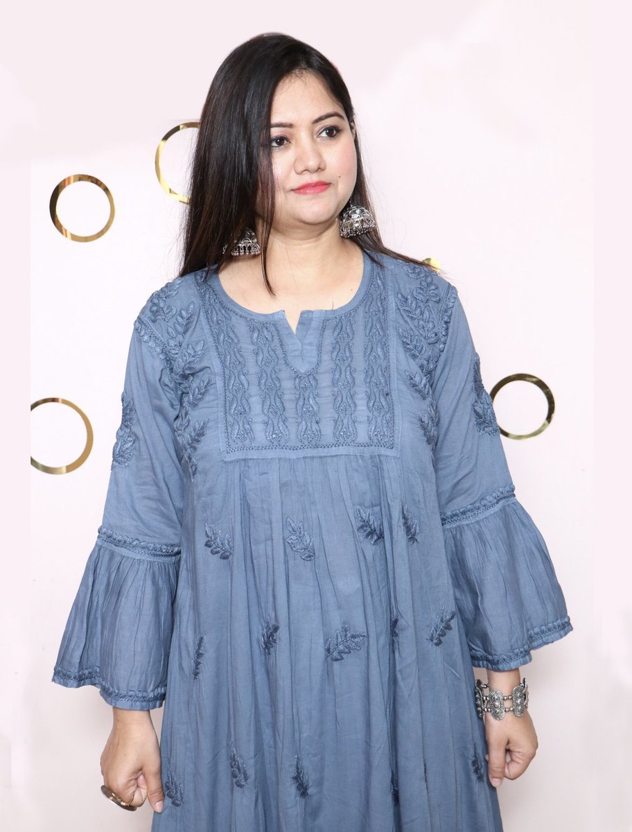 hellosyrish's tweet image. The A-line cut flatters any body type, while the delicate embroidery adds a touch of sophistication to your outfit.
Order now and add this beautiful kurta to your collection! ❤️
#EmbroideryArt #MulmulKurta #HighQualityFabric #AlineCut #FlatteringFit #SophisticatedStyle