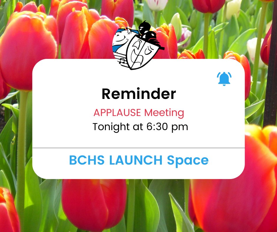 BCHS Applause Fine Arts Booster Club (@bchsapplause) on Twitter photo 