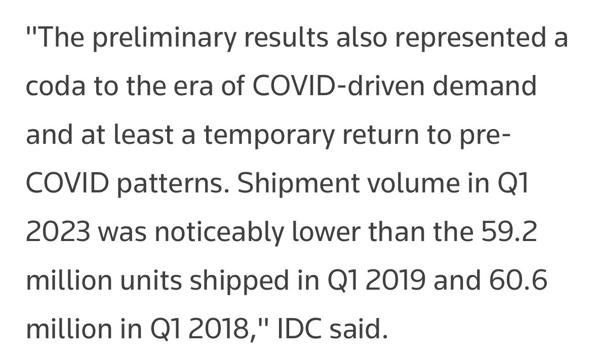 Global PC shipments slide in first quarter, Apple takes biggest hit, IDC  says