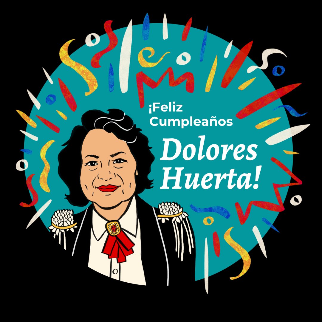 ¡Si Se Puede!® On Dolores Huerta Day, we honor Dolores' incredible contributions as a civil rights activist and co-founder of the UFW. To this day, she continues her tireless efforts to fight for the rights of farm workers, immigrants, the LGTBTQ+ community, and more.