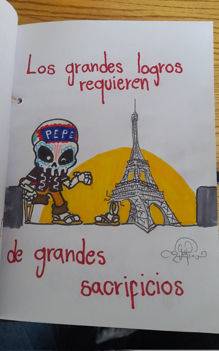 gospel02's tweet photo. Con todo, si no ¿pa' que? ☠️
Que la rompamos todos esta semana mi gente.
#Pepe #Folclore #Pepetips #eldelosdibujos✍ #Pptips☠️ #CalaveritaMexicana #Mexico #Gospell #Dibujó #Diseño #Drawing #Trazó #Who4r3you #PepeTips #dibujando🇲🇽 #PepeDice #mexicanísimo #Art #Paint #manoalzada🖌️ https://t.co/w3MusyJIJn