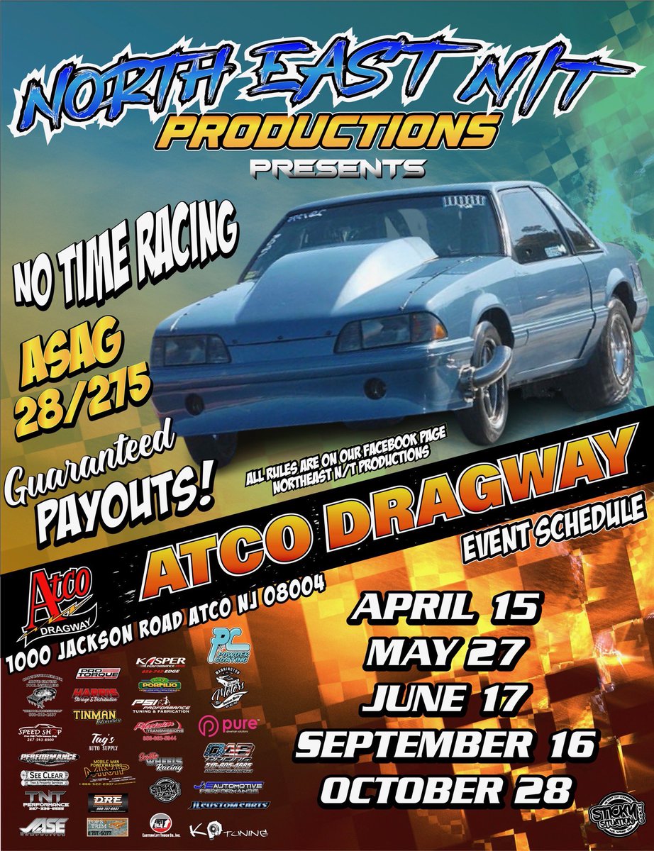 New Class for 2023 @ #IndexInsanity events! #ModernMuscle (Modern Street Car)! For Street Cars 2008 & Newer! Visit atcodragway.com for rules, entry fee & payout info 🏁
