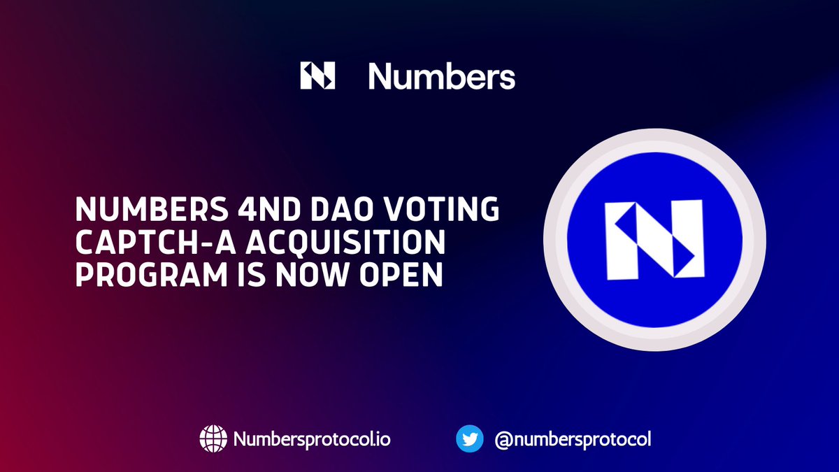 CryptoDazzle11's tweet photo. 📷The CAPTCH-A acquisition program is now active once more. Members of the community who wish to cast a vote at upcoming DAO meetings must be CAPTCHA owners. You have the opportunity to hold NUM &amp; obtain your CAPTCH-A prior to our 4th DAO meeting. 
📷 #DAO #CAPTCH-A #NUMARMY#WEB3 https://t.co/GgkDI846tr