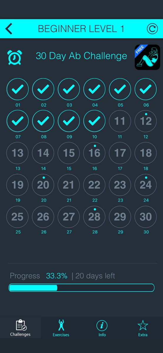 austin_montoya's tweet image. Didn’t make it to the gym this morning but still did my abs!
#30DayAbChallenge apple.co/2cv6Wj5