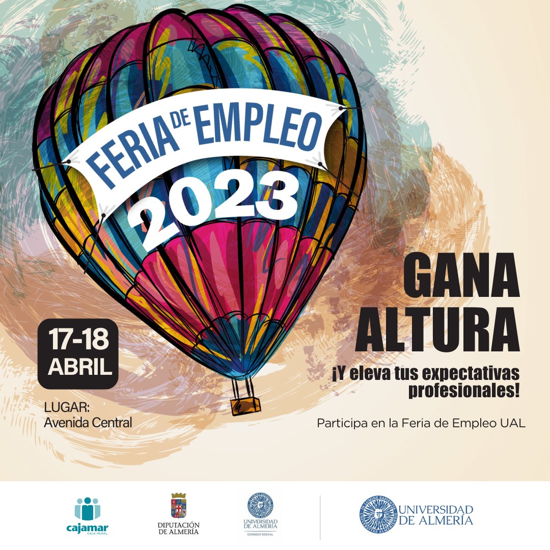 La semana que viene participaremos en la Feria de Empleo 2023 de la <a href="/ualmeria/">Universidad de Almería</a>, donde nuestras compañeras Mar Hernández y Ana Salmeron informarán sobre nuestros programas #RZTalent de prácticas y becas, el portal de empleo. ¡Os esparamos!
#empleo #ual #almería #rijkzwaan
