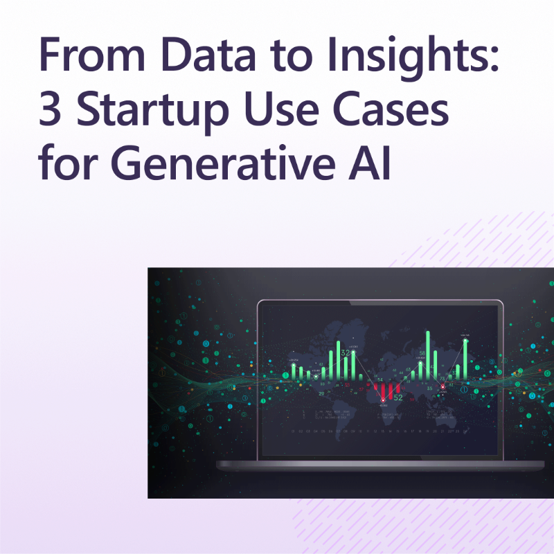 msft4startups's tweet photo. Get faster product iteration and longer runway with generative AI. How? 👇

1. Whip up intuitive natural text with NLP
2. Create graphics w/ generative design
3. Uncover patterns from unstructured data with GPT-4

Head to our blog to add AI to your toolkit.
