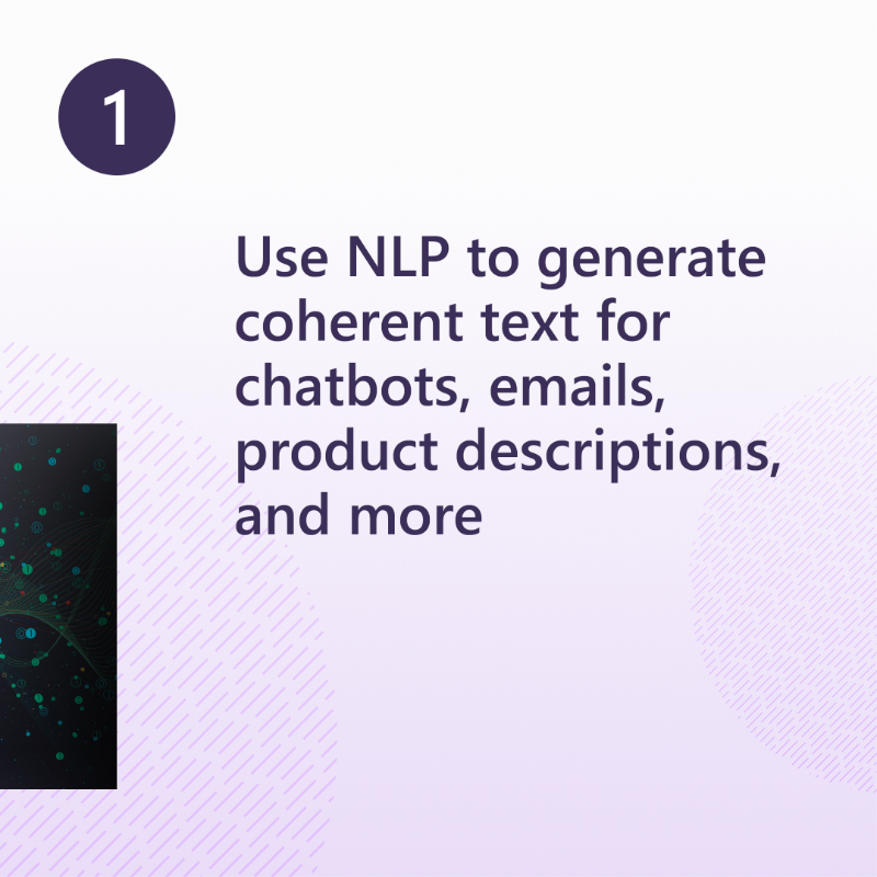 msft4startups's tweet photo. Get faster product iteration and longer runway with generative AI. How? 👇

1. Whip up intuitive natural text with NLP
2. Create graphics w/ generative design
3. Uncover patterns from unstructured data with GPT-4

Head to our blog to add AI to your toolkit.