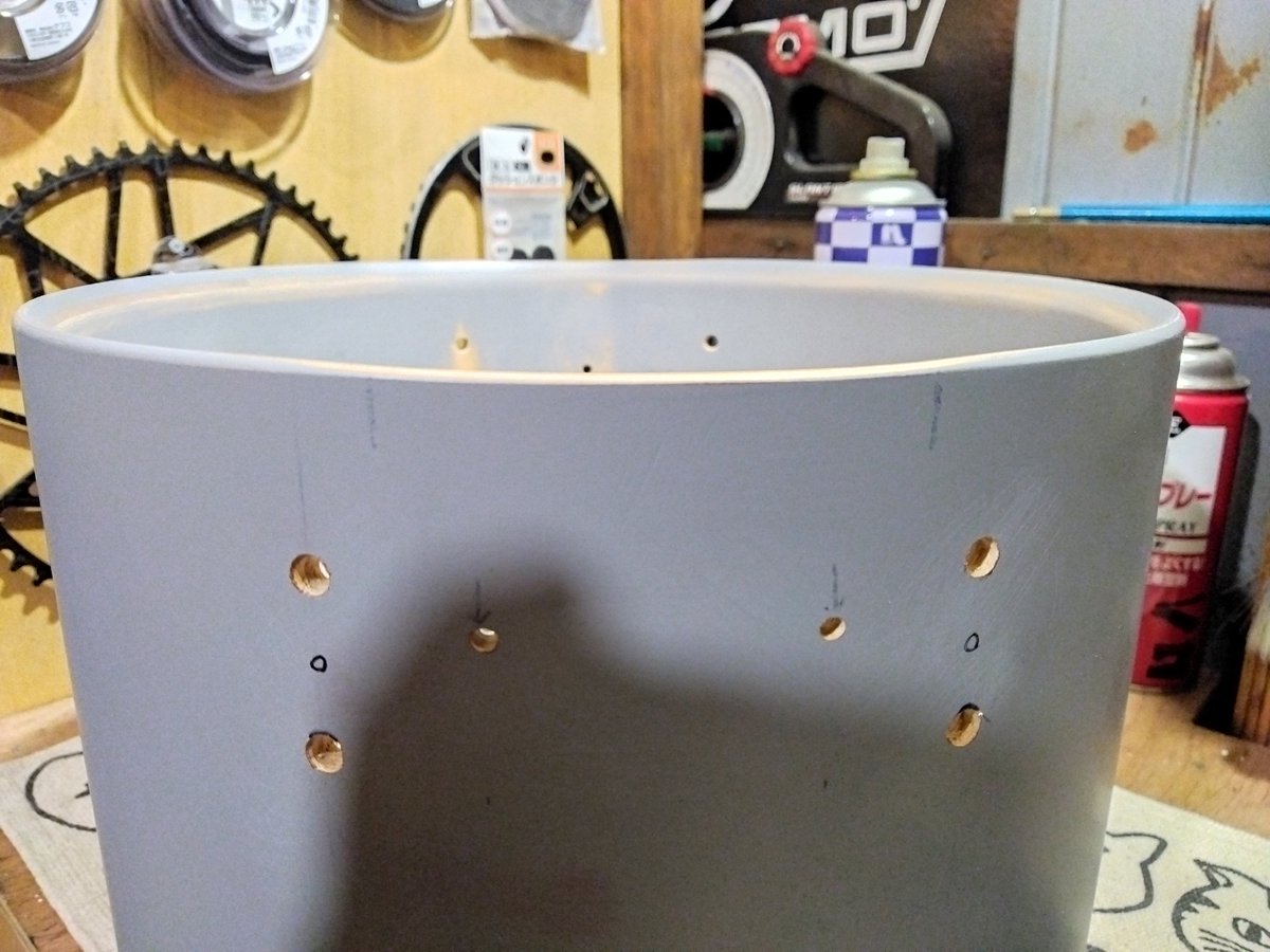 スナッピーの渡る部分を
少しだけ平らに削ります。