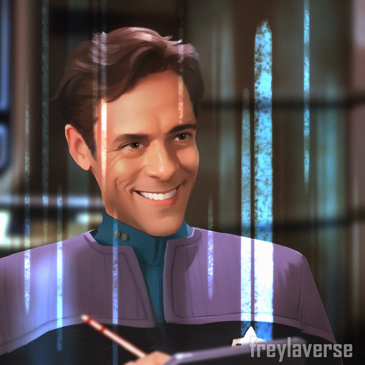 freylaverse's tweet photo. He's one of my favourites! <3 #startrek #startrekdeepspacenine #startrekdeepspace9 #julianbashir #alexandersiddig https://t.co/CID3NVdrCL