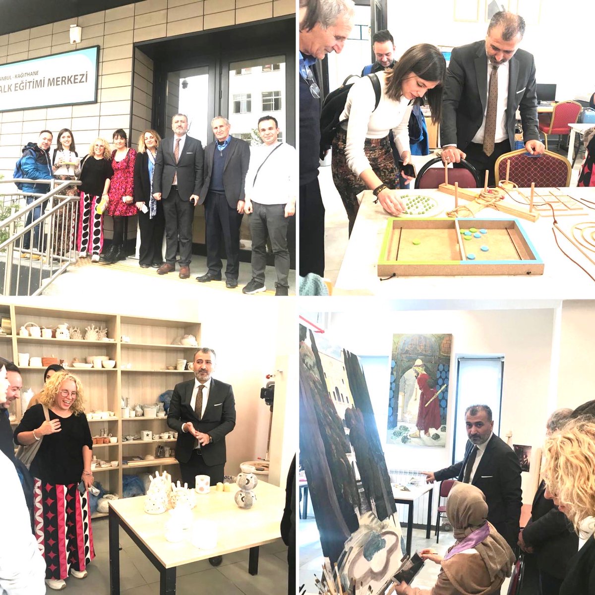 Bu Hafta İspanyadan Eğitimciler misafirimizdi. Kurumumuzda yapılan çalışmaları incelediler. 
⁦<a href="/mebhbogm/">MEB Hayat Boyu Öğrenme Genel Müdürlüğü</a>⁩ ⁦<a href="/istanbulilmem/">İstanbul İl Millî Eğitim Müdürlüğü</a>⁩ ⁦<a href="/TC_Kagithane/">Kağıthane Kaymakamlığı</a>⁩ ⁦<a href="/KagithaneHem/">Kağıthane HEM</a>⁩