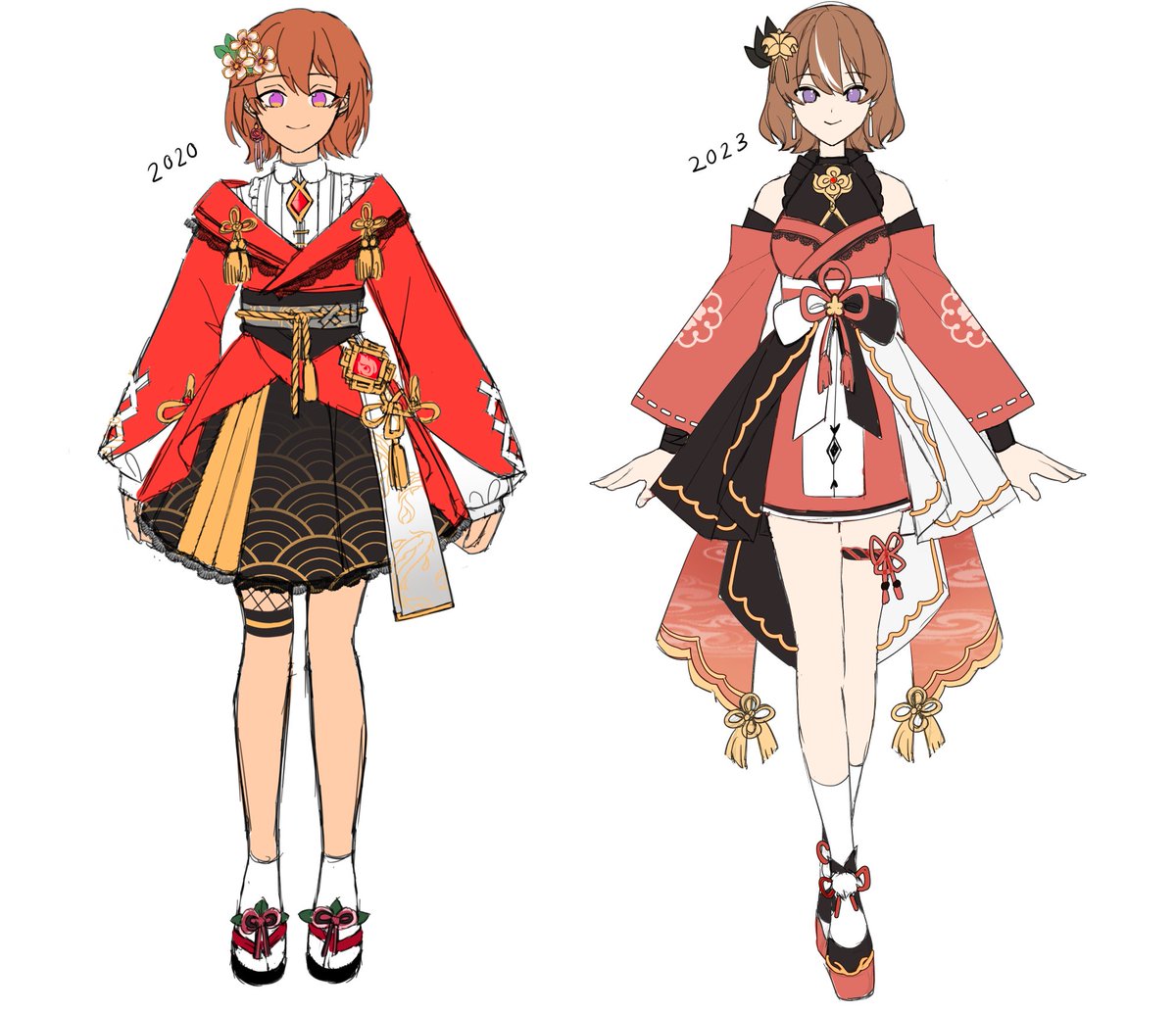 otromeru's tweet photo. A redesign of Neru's ugly genshin outfit from 2020. I imagined her to be a pyro claymore wielder but i might do another design of her being a dendro from sumeru 🤔 
#NeruART https://t.co/xuQD1BnlES
