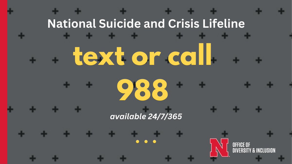 UNL_ODI's tweet photo. You can help save a life by becoming a REACH trainer who joins others in creating a campus culture of care. Register for an upcoming REACH facilitator training at https://t.co/xZoX4SJjsP.
#inclusiveNE #SuicidePrevention #988 #microlesson https://t.co/KnITJjXRU1