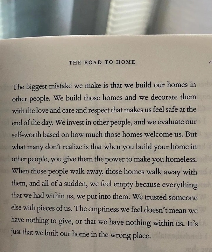 bookpoets's tweet photo. don't build your home in other people https://t.co/dK77ejtymB