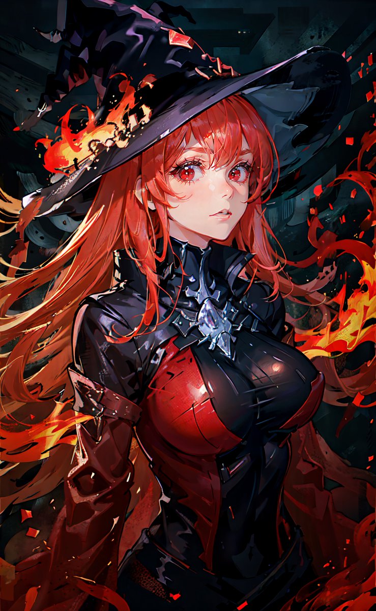 Red Witch Girl

#DarkAIArts by @DiffResponsibly

#AIart #stablediffusion #AI #aiartcommunity #aiwaifus