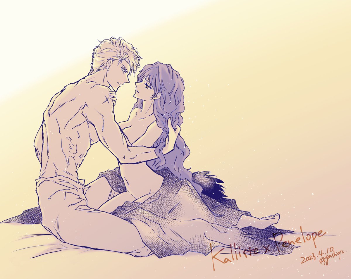 カリスト×ペネロペ

カリペネ本用です
描くの楽しすぎてやばい