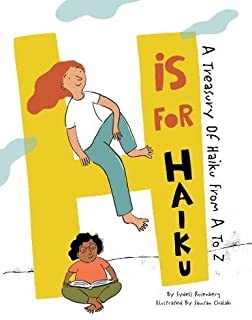 Meshuggenah Monday, Poetry Pick from The Book Meshuggenahs-- 'H Is For Haiku: A Treasury of Haiku from A to Z' by Sydell Rosenberg, illus by Sawsan Chalabi . Gotta have it! amazon.com/H-Haiku-Treasu… . Need more Jewish theme & character books: thebookmeshuggenahs.com